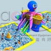 章魚水滑梯，水上樂園，水上浮具設備