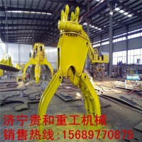 濟寧貴和自產(chǎn)自銷抓鋼機 園林抓木機 機械抓手 起重機配件