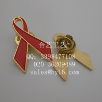 艾滋病徽章，紅絲帶徽章，愛心胸針，慈善機構襟章