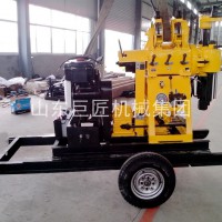 巨匠XYX-200液壓輪式地質(zhì)鉆機(jī) 拖掛式勘探鉆機(jī)移動(dòng)方便