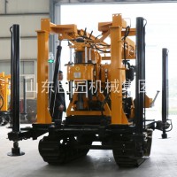 巨匠旗艦版XYD-200型液壓履帶巖心鉆機(jī)200米勘探取樣