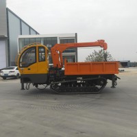 履帶隨車吊 履帶式隨車吊車起重機(jī) 廠家自制農(nóng)用吊車